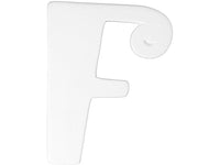 6 in Curly Letter F