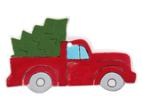 Fundraiser Truck With Tree Ornament - LINED