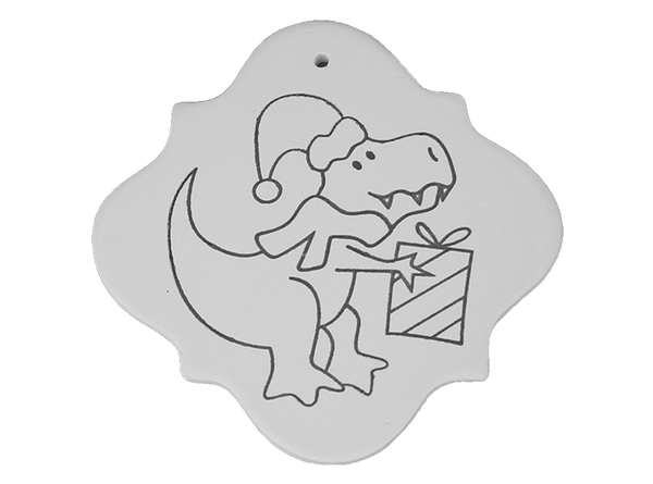 Fundraiser T-Rex Ornament - LINED