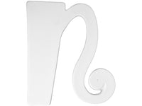 6 in Curly Letter N