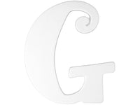 6 in Curly Letter G