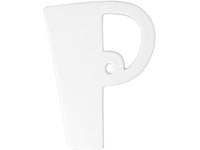 6 in Curly Letter P