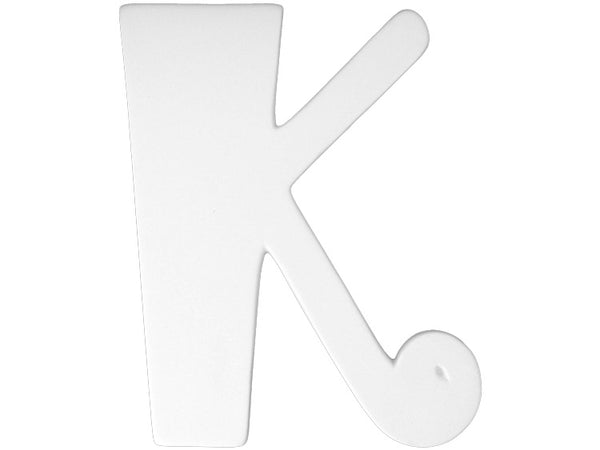 6 in Curly Letter K