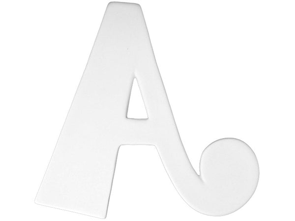 6 in Curly Letter A